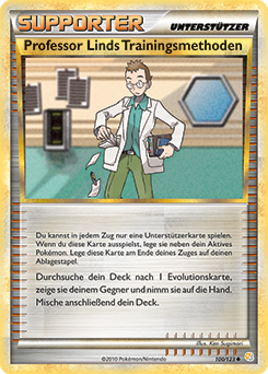 Professor Linds Trainingsmethoden - 100/123 - Reverse Holo - Pokémon TCG - Near Mint - DE