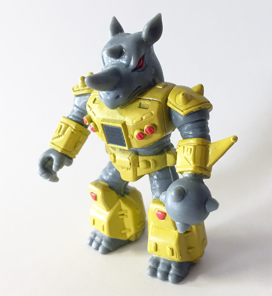 Battle Beasts Rocky Rhino PVC Figur #9
