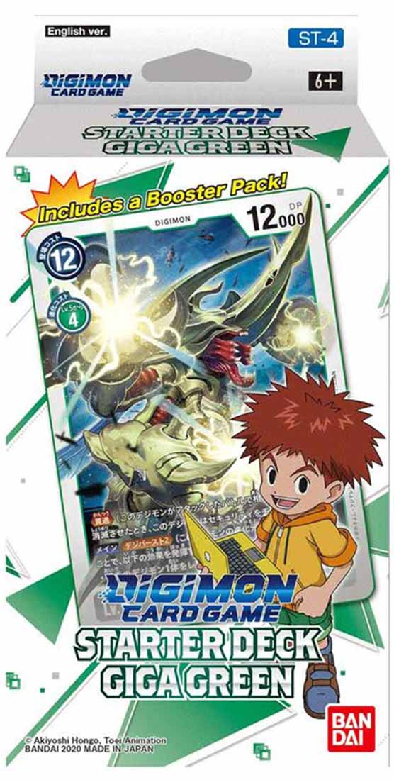 Starter Deck Giga Green ST-4 - Digimon Card Game